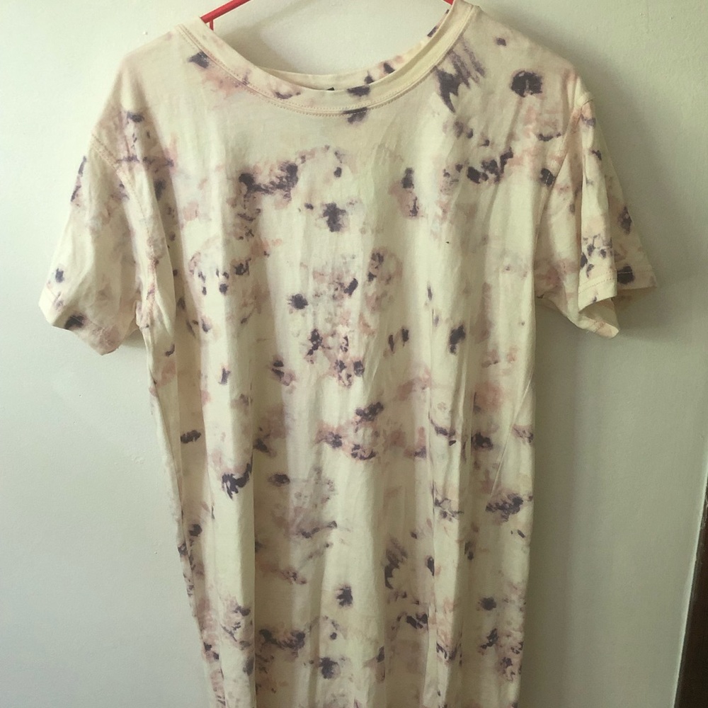 Tie dye t shirt dress